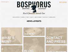 Tablet Screenshot of bosphorus-brewing.com